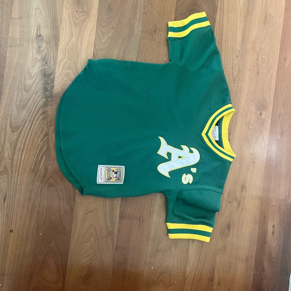 Kids Ricky Henderson Oakland A's Jersey
